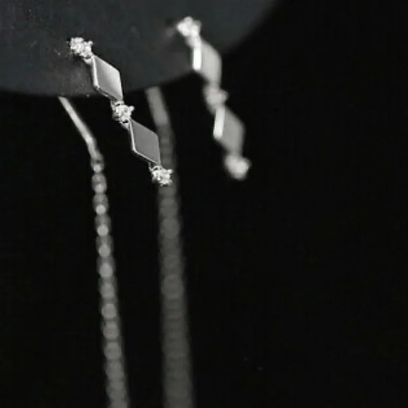 New Tassel Sterling silver Earrings - Picture 4 of 5